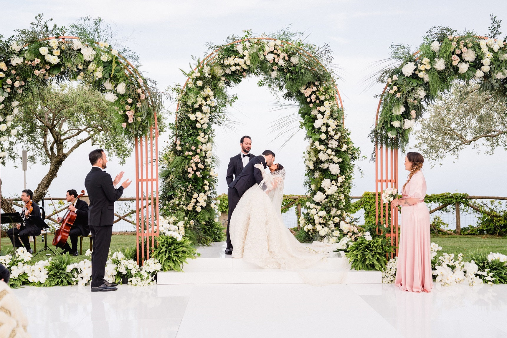 Villa Cimbrone Wedding, Ravello Italy